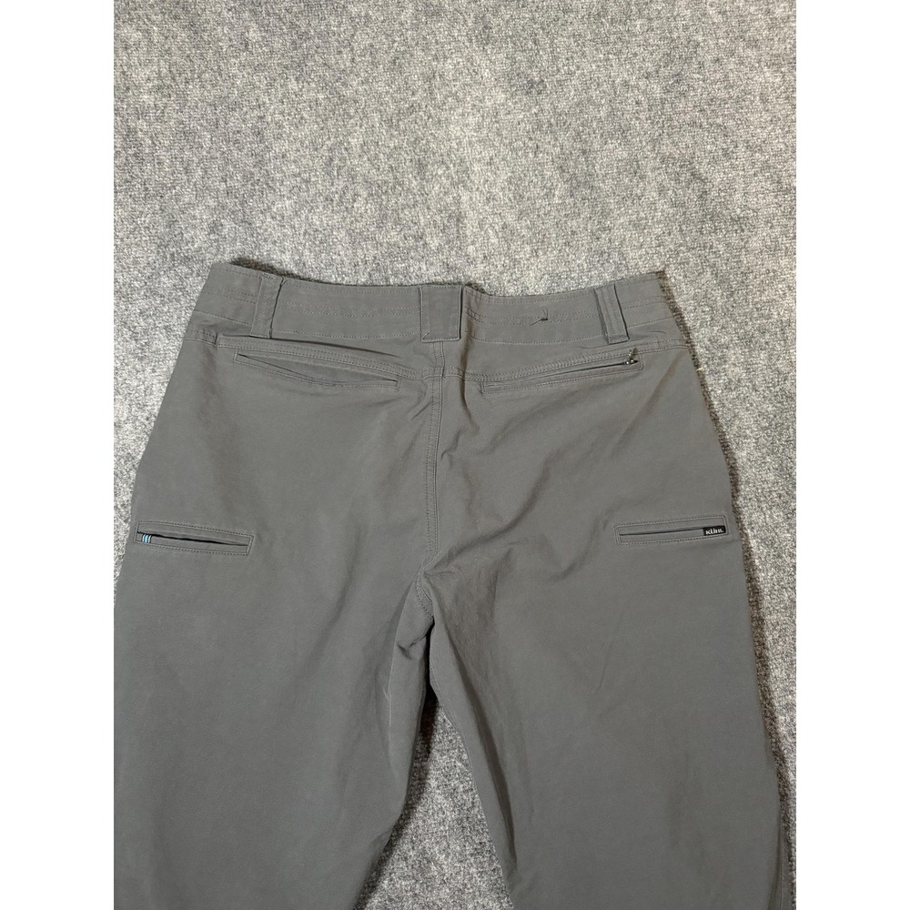 Kuhl Pants Mens 35x34 Gray Resistor Chino Stretch Water Resistant Travel - Picture 8 of 11
